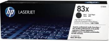 Тонер Картридж HP 83X CF283X черный для HP LJ Pro M201, M225 (2200стр.)